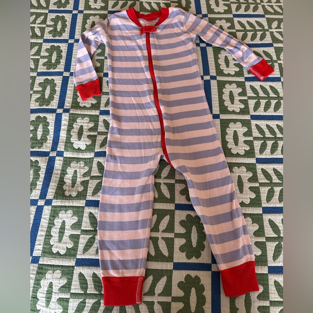 Hanna Zip Pajama - stripes